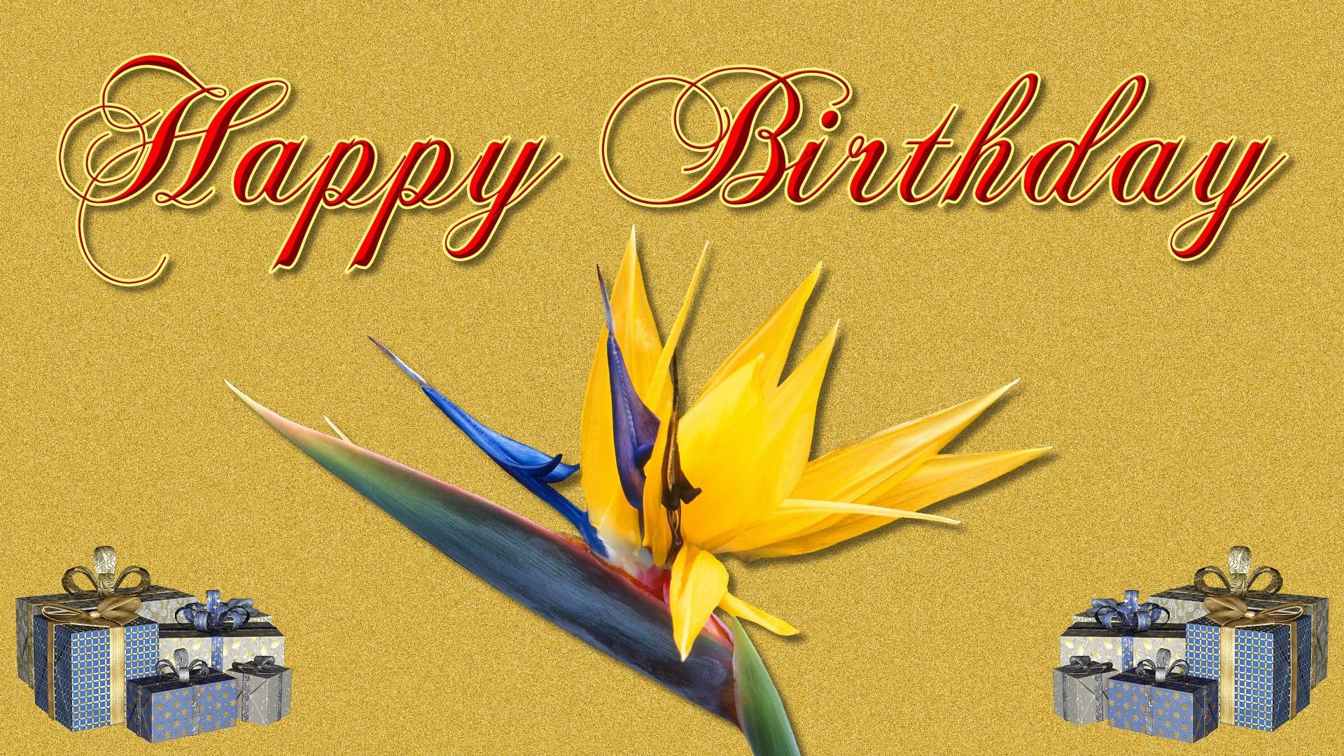 Happy Birthday Wallpaper Kostenlos Blumen