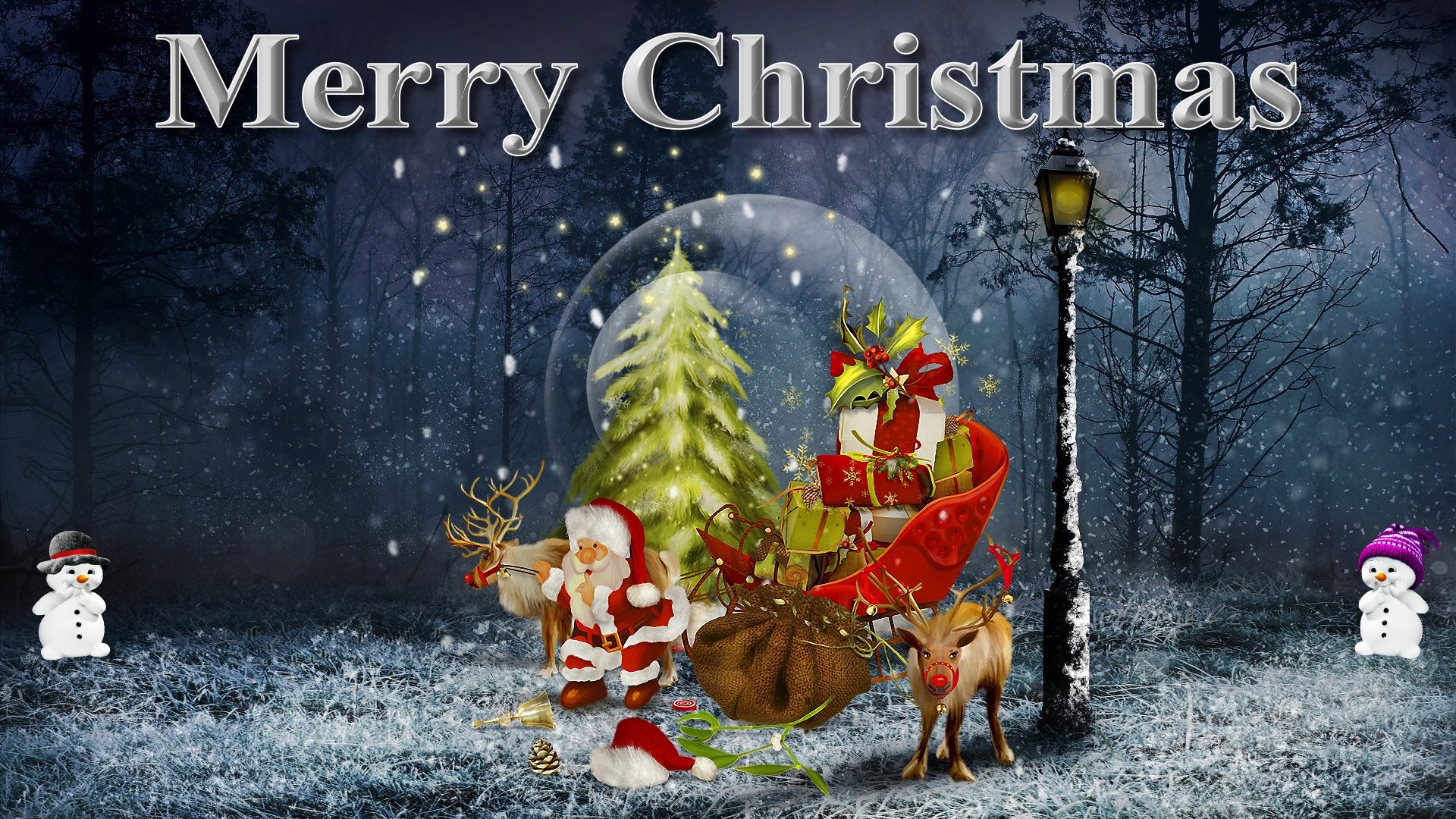 Merry Christmas Wallpaper HD Free