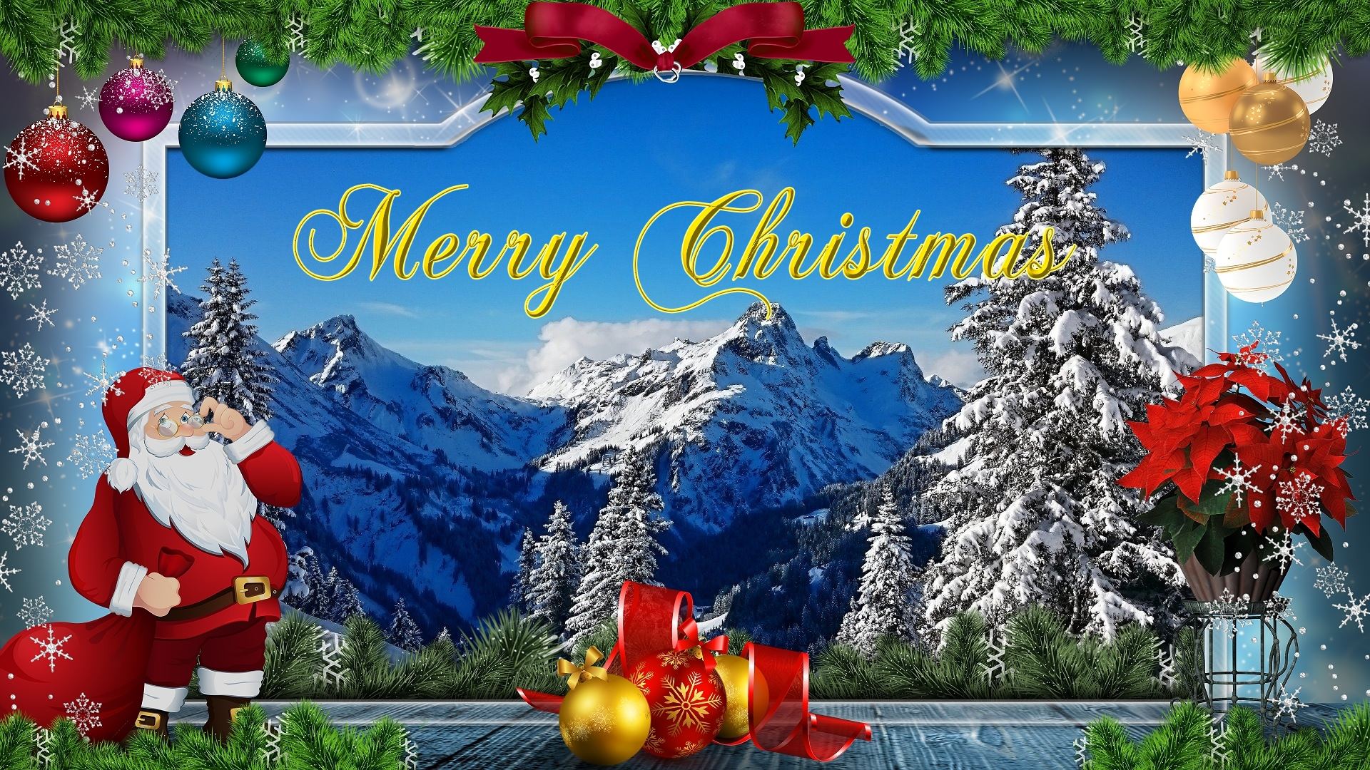 Merry Christmas Winter Bilder HD